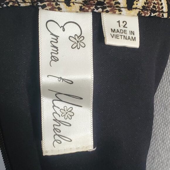 Emma & Michele Sleeveless Striped Dress 12 - Picture 5 of 7